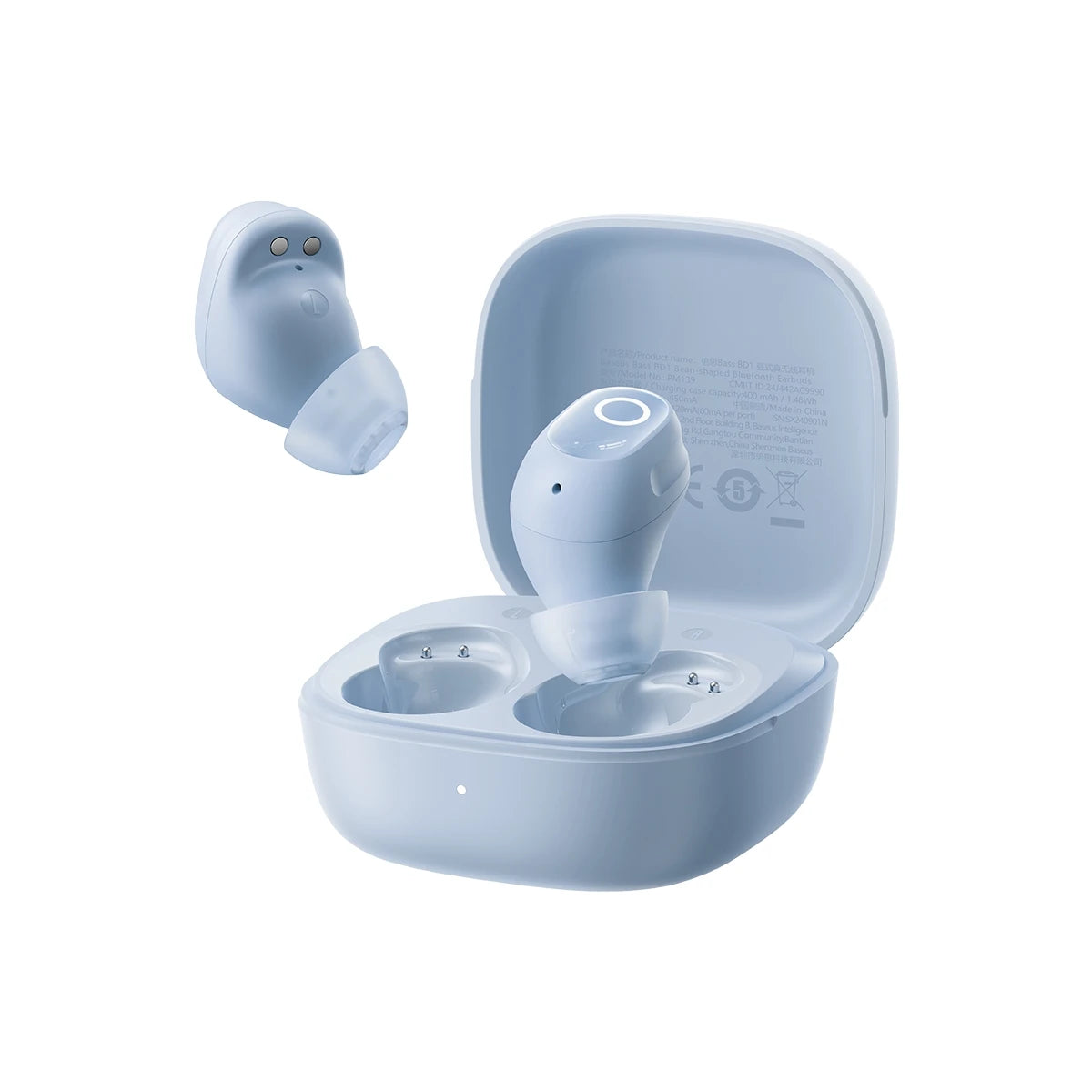 Baseus Bass BD1 Wireless Earbuds Bluetooth 5.4 Earphones Mini and Comfortable wear, Super Bass IP55 Waterproof 0.06s Low-Latency